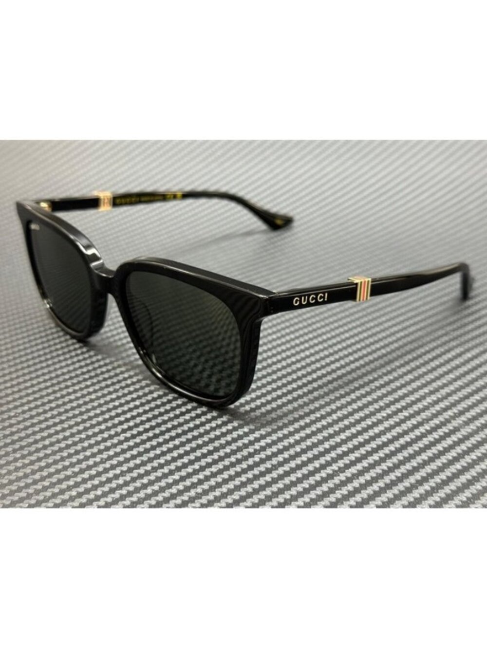 New Gucci Men Black Sunglasses 54-18-145